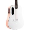 LAVA ME PLAY 36" GUITARE FOLK ELECTRO LIGHT PEACH/FROST WHITE Litebag