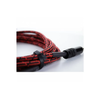 GROOVIT CABLE JACK MONO / JACK MONO COUDÉ TRESSÉ NOIR & ROUGE - 3m