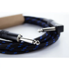GROOVIT CABLE JACK MONO / JACK COUDÉ MONO TRESSÉ BLEU FONCÉ - 6m