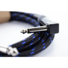 GROOVIT CABLE JACK MONO / JACK COUDÉ MONO TRESSÉ BLEU FONCÉ - 6m