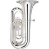 YAMAHA YBB 632S TUBA EN SIB ARGENTEE - Pavillon cuivre jaune + étui