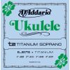 D'ADDARIO EJ87S PROARTE TITANIUM JEU CORDES UKULELE SOPRANO