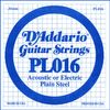 D'ADDARIO PL016 CORDE GUITARE ELECTRIQUE .016