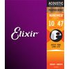ELIXIR NANOWEB 16002 JEU CORDES GIT. FOLK PHOSPHOR B. / X-LIGHT 10-47