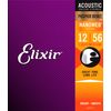 ELIXIR NANOWEB 16077 JEU CORDES GIT. FOLK PHOS. B. / MED.LIGHT 12-56