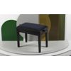 HIDRAUMODEL BG-27 BANQUETTE NOIRE BRILLANTE / VELOURS NOIR