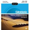 D'ADDARIO EPBB170 JEU CORDES BASSE ACOUSTIQUE 45-100 - LONG SCALE
