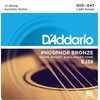 D'ADDARIO EJ38 PHOSPHORE BRONZE JEU DE CORDES POUR 12 CORDES 10/47