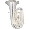 EASTMAN EBC836S TUBA EN UT 6/4 ARGENTÉ 4 PISTONS + 1 PALETTE