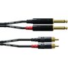 CORDIAL CFU0.9PC CABLE 2 JACKS MONO / 2 RCA - 90cm