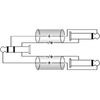 KLOTZ AY5-0300 CABLE MINI JACK TRS/2 JACKS TS CONTACT OR 3m