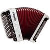HOHNER NOVA II 80 BASSES BLANC ACCORDEON CHROMATIQUE BOUTON + HOUSSE