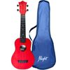 FLIGHT TUS35-RD UKULELE SOPRANO EN ABS ROUGE + Housse