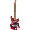 EVH STRIPED SERIES FRANKIE MN RED BLACK STRIPES GUITARE ELECTRIQUE