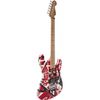 EVH STRIPED SERIES FRANKIE MN RED BLACK STRIPES GUITARE ELECTRIQUE