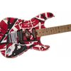 EVH STRIPED SERIES FRANKIE MN RED BLACK STRIPES GUITARE ELECTRIQUE