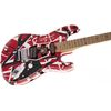EVH STRIPED SERIES FRANKIE MN RED BLACK STRIPES GUITARE ELECTRIQUE