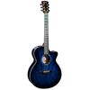 FAITH FVBLM BLUE MOON VENUS GUITARE FOLK ELECTRO BLUE FLAMED + housse