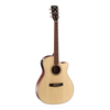 CORT GA-MEDXOP GUITARE FOLK ELECTRO NATURELLE OPEN PORE