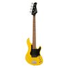 CORT GB-SC4YC GUITARE BASSE ELECTRIQUE SHORT SCALE YELLOW CRUSH