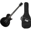 LTD EC10KIT-BLK PACK GUITARE ELECTRIQUE "LES PAUL" NOIRE + HOUSSE