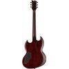 LTD VIPER256QM-DBSB GUITARE ELECTRIQUE "SG" DARK BROWN SUNBURST