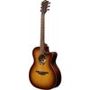 LAG T118ACE-BRS "TRAMONTANE" GUITARE FOLK ELECTRO AUDITORIUM BROWN