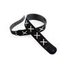RIGHTON STRAPS LEGEND DG-BK COURROIE GUITARE CUIR NOIR