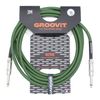 GROOVIT CABLE JACK MONO / JACK MONO TRESSÉ VERT - 3m