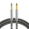 GROOVIT CABLE JACK MONO / JACK DROIT MONO TRESSÉ GRIS - 3m