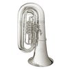 B&S GR51-S TUBA SIB 4 PALETTES ARGENTÉ avec housse