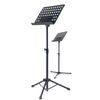 STAGG MUS-A5BK PUPITRE D'ORCHESTRE PLATEAU PERFORE NOIR