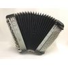 HOHNER FUN PRO 96 BASSES GRIS MAT BORDE NOIR - SOUFFLET TOILE