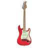 PRODIPE GUITARS ST JUNIOR FR GUITARE ELECTRIQUE 3/4 ROUGE + HOUSSE