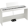 KORG B2SP-WH PIANO NUMERIQUE PORTABLE BLANC AVEC SUPPORT ET PEDALIER