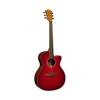 LAG T-RED-ACE "TRAMONTANE" GUITARE FOLK ELECTRO AUDITORIUM RED BURST