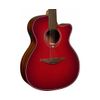 LAG T-RED-ACE "TRAMONTANE" GUITARE FOLK ELECTRO AUDITORIUM RED BURST