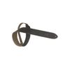 LEVY'S MS12-BLK COURROIE CUIR NOIR 5cm
