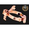 JLV LIGATURE CLARINETTE SIB & LA OR ROSE
