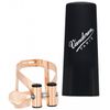 VANDOREN LC54PGP LIGATURE M/O OR ROSE CLARINETTE BASSE +C.BEC PLAST.