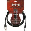 KLOTZ M1FP1K1000 CABLE JACK MALE MONO/XLR FEMELLE 10m