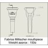 JEROME WISS "FABRICE MILLISCHER" EMBOUCHURE TROMBONE ARGENTEE