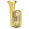 MELTON 197/2-T1 "ORIGINAL" TUBA SIB 5/4 4 PALETTES + TRIGGER ARGENTÉ