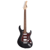 CORT G110GOPBK GUITARE ELECTRIQUE GAUCHER NOIRE OPEN PORE