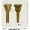 JEROME WISS OPUS 333-EL EMBOUCHURE EUPHONIUM AURIFEE