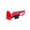 PBONE CORNET A PISTONS EN RESINE ABS ROUGE avec housse et embouchure