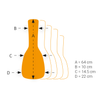 ORTEGA OSOCAUK-CC-BX ETUI SOFCASE UKULELE CONCERT ROUGE