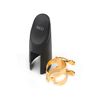 RICO HTS1G LIGATURE ET COUVRE BEC SAXOPHONE TENOR POUR BEC EBONITE