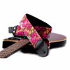 RIGHTON STRAPS GOLDROSES-PK COURROIE GUITARE TISSU MOTIF GOLD & ROSES