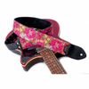 RIGHTON STRAPS GOLDROSES-PK COURROIE GUITARE TISSU MOTIF GOLD & ROSES